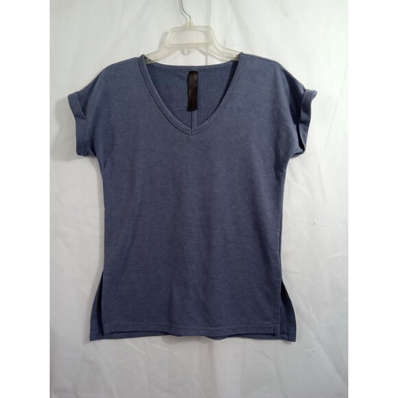 rbx womens Medium activewear‎ Blue V Neck  Short Sleeve - Picture 5 of 8